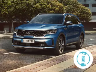 Kia Sorento PHEV geparkt auf Strasse